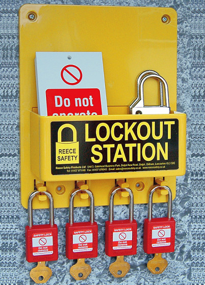Mini Lockout Station - station only - 250 x 200 mm (H x W)