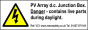 Individual Photovoltaic 'PV' Labels