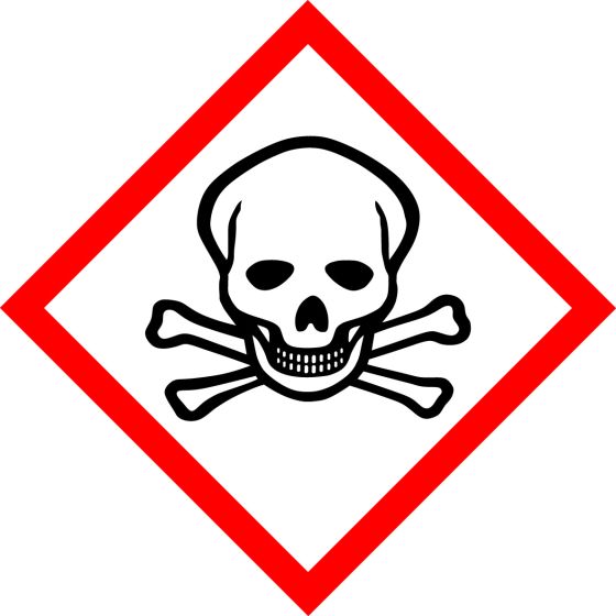 GHS ACUTE TOXICITY sign40mm x 40mm