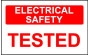 Elec Inspec Labels 40x75mm S/A vinyl Roll 250 E/S Tested