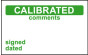 Elec Inspec Labels 25x40mm S/A vinyl Roll 250 Calibrated