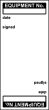 Write on Cable Marking Labels - Equipment No