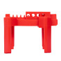 Ball Valve Lockout fits valve size 12.5mm to 31mm RED