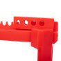 Ball Valve Lockout fits valve size 12.5mm to 31mm RED