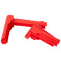 Ball Valve Lockout fits valve size 50mm to 200mm RED