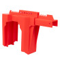 Ball Valve Lockout fits valve size 50mm to 200mm RED