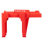Ball Valve Lockout fits valve size 50mm to 200mm RED