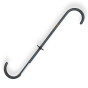 1kV Electric Shock Rescue Hook - 1.2m length