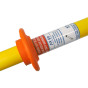 45kV pole with hand guard and voltage detector 127 V to 90 kV