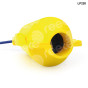 Industrial Small Plug Lockout Yellow