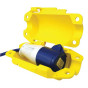 Industrial Small Plug Lockout Yellow