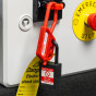  BLACK Plastic Shackle safety padlock keyed alike to KA30008