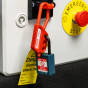 TEAL Plastic Shackle safety padlock keyed differently