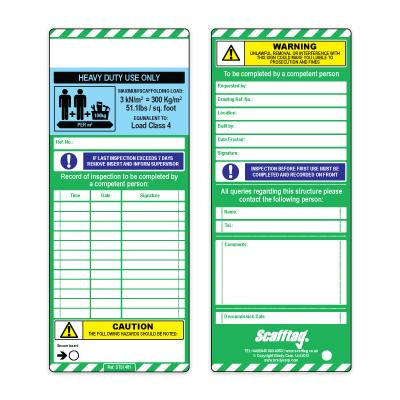 Load Classification inserts - Heavy Duty - Blue - Pack of 50