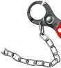  Lockout hasp with 305mm (12 inches) zinc plated chain 