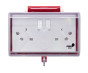 Reece Safety Double Switch Socket Cover Lockout