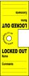 'Contractor Lock' - Lockout Padlock Fold-Over Tag