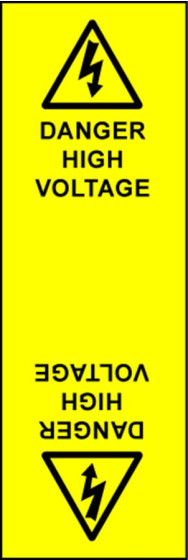 Electrical Cable Marking Labels - High Voltage