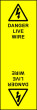 Electrical Cable Marking Labels - Live Wire