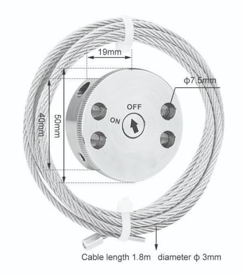 Stainless Steel Cable Lockout Device