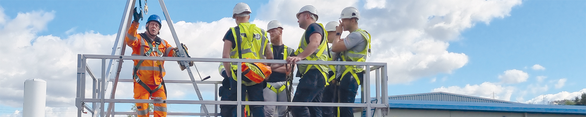 Mobile Training Unit On Roof