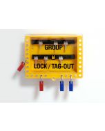 Wall Mounted Group Lockout Box GLB1 Yellow