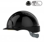 EvoGuard C2 Visor + EVO2 vented Safety Helmet Combined-Black