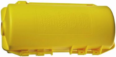 Industrial Small Plug Lockout Yellow
