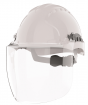 EvoGuard C2 Visor + EVO2 Vented Safety Helmet Combined