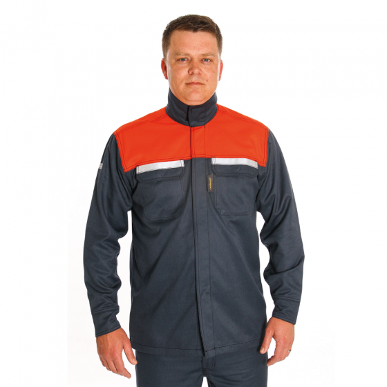 Charnaud® Alu-Safe DP® molten metal splash and arc flash protective shirt