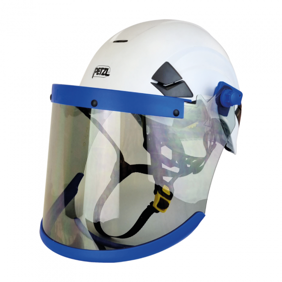 12cal/cm2 Compact Arc rated visor and Petzl Vertex helmet