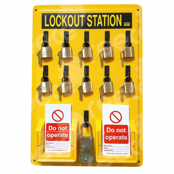 LSE105 LOCKOUT STATION FULLY STOCKED