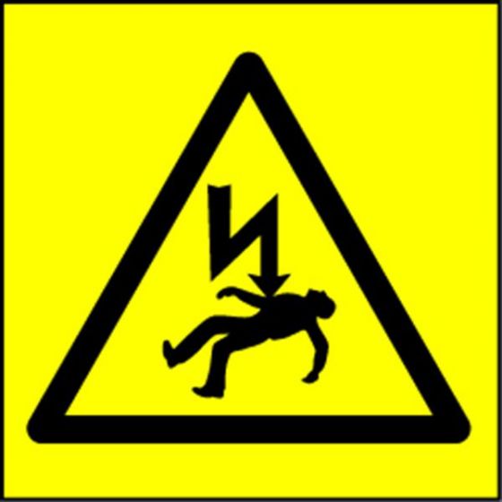Electrical Safety Labels - Electric Shock Hazard