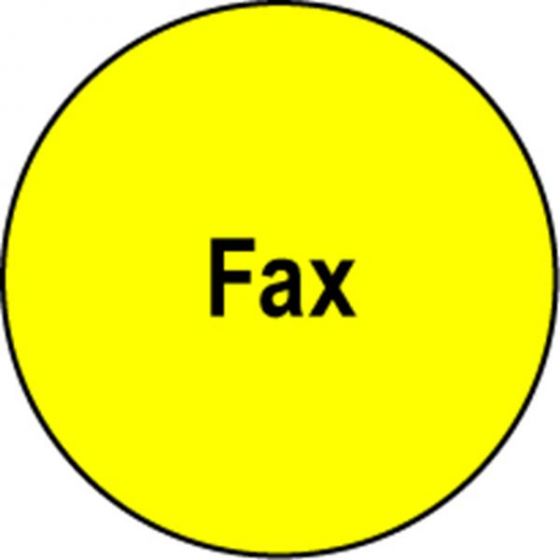 Plug Warning Label - Fax