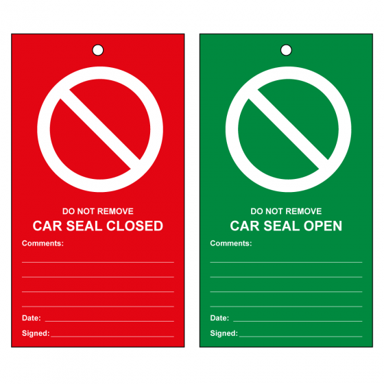 Disposable Car Seal Tag