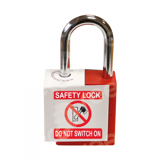 'Do Not Switch On' - Lockout Padlock Fold-Over Tag