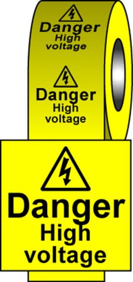 Safety Labels - High Voltage