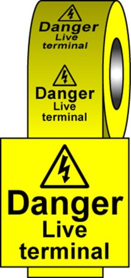 Safety Labels - Live Terminal