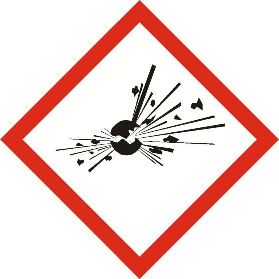 GHS Explosive Sign