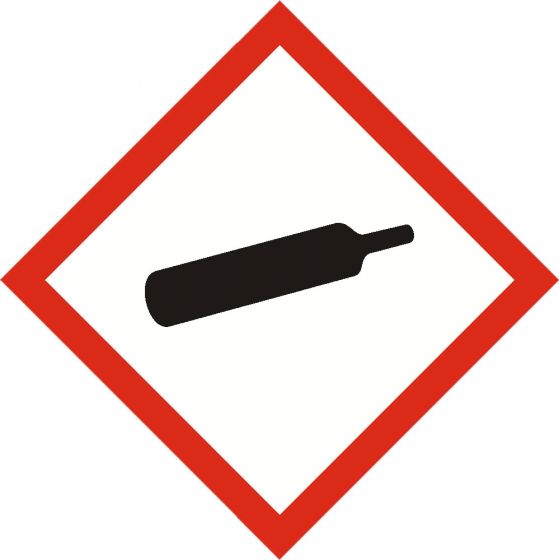 GHS Gas Under Pressure Sign