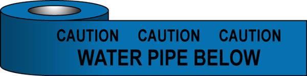 Underground warning tapes - Water Pipe