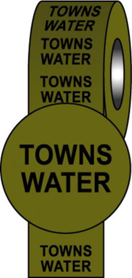 British Standard Pipeline Information Tapes - Towns Water