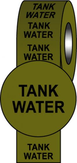 British Standard Pipeline Information Tapes - Tank Water