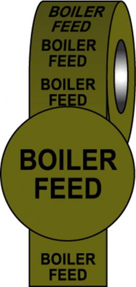 British Standard Pipeline Information Tapes - Boiler Feed