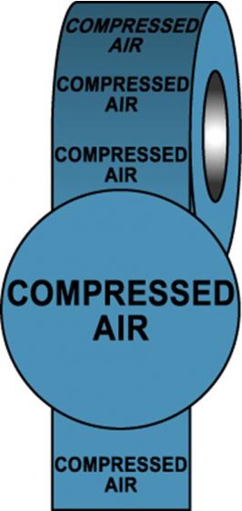  Pipeline Info Tape - 50mmx33m - Compressed Air 