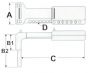 Ball valve fits ball valve size 9.5mm to 31.5mm RED