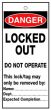 Locked Out Do Not Operate