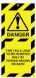 Lockout Safety Tags Pk10 160x75mm Danger This Tag & Lock