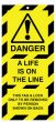 Lockout Safety Tags Pk 10 160 x 75mm Life Is On The Line