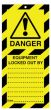 Lockout Safety Tags Pk 10 160x75mm Equipment Locked Out